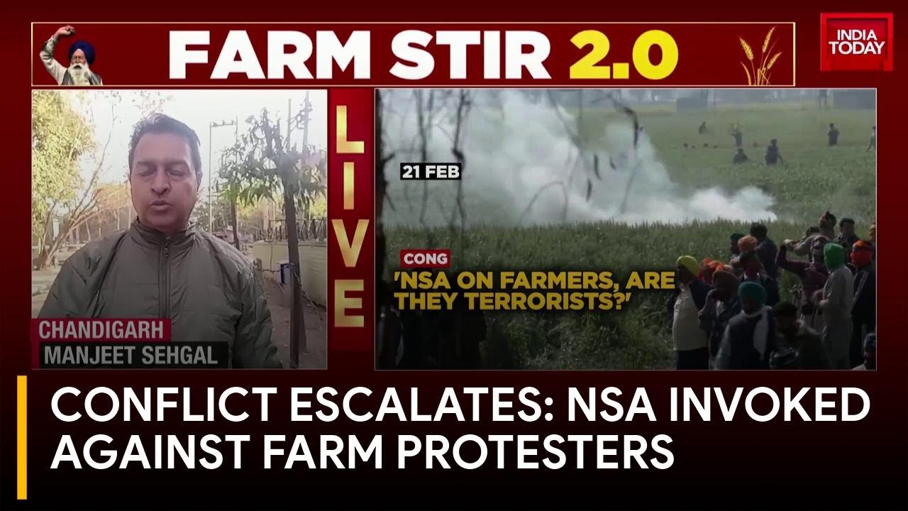 Farmer Protest: Haryana Police Invoke National Security Act on Farm Protesters