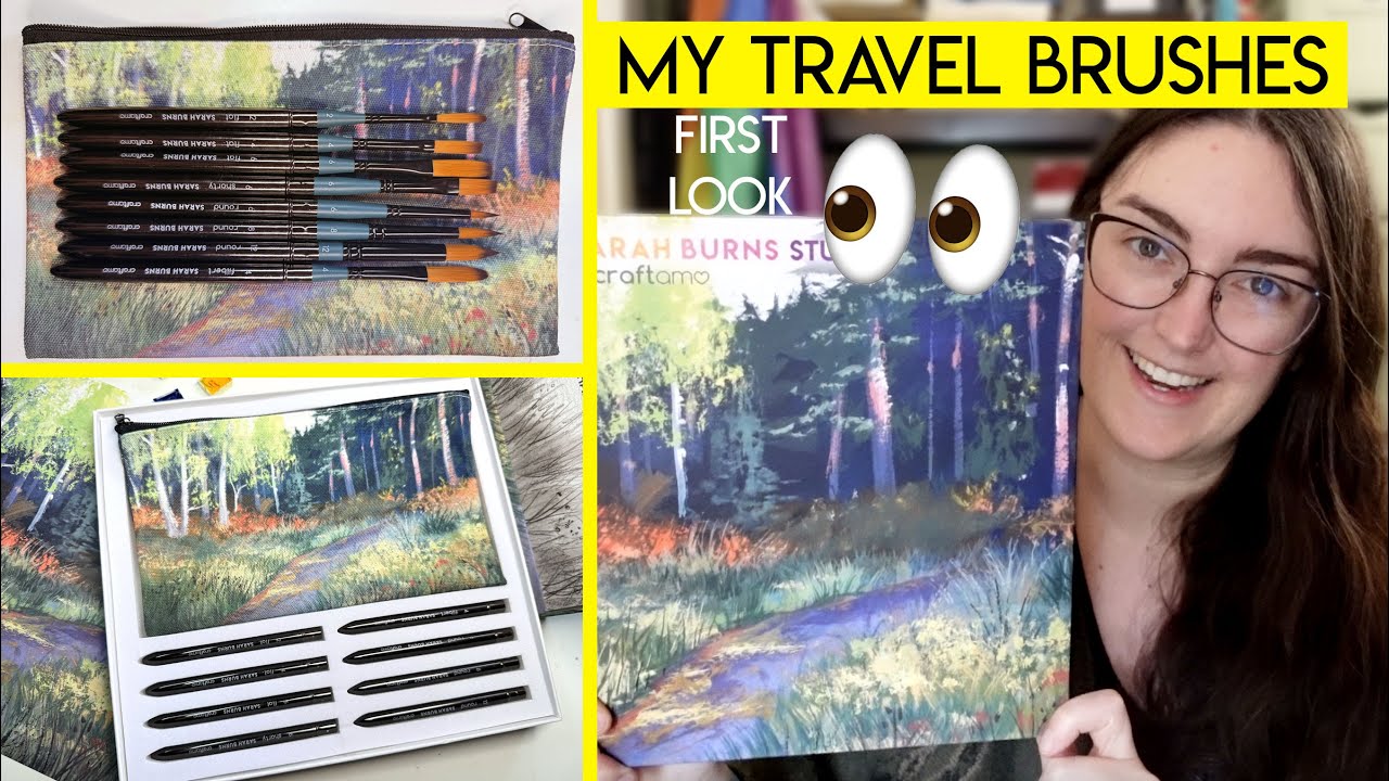 First Look at my Limited Edition TRAVEL BRUSHES!