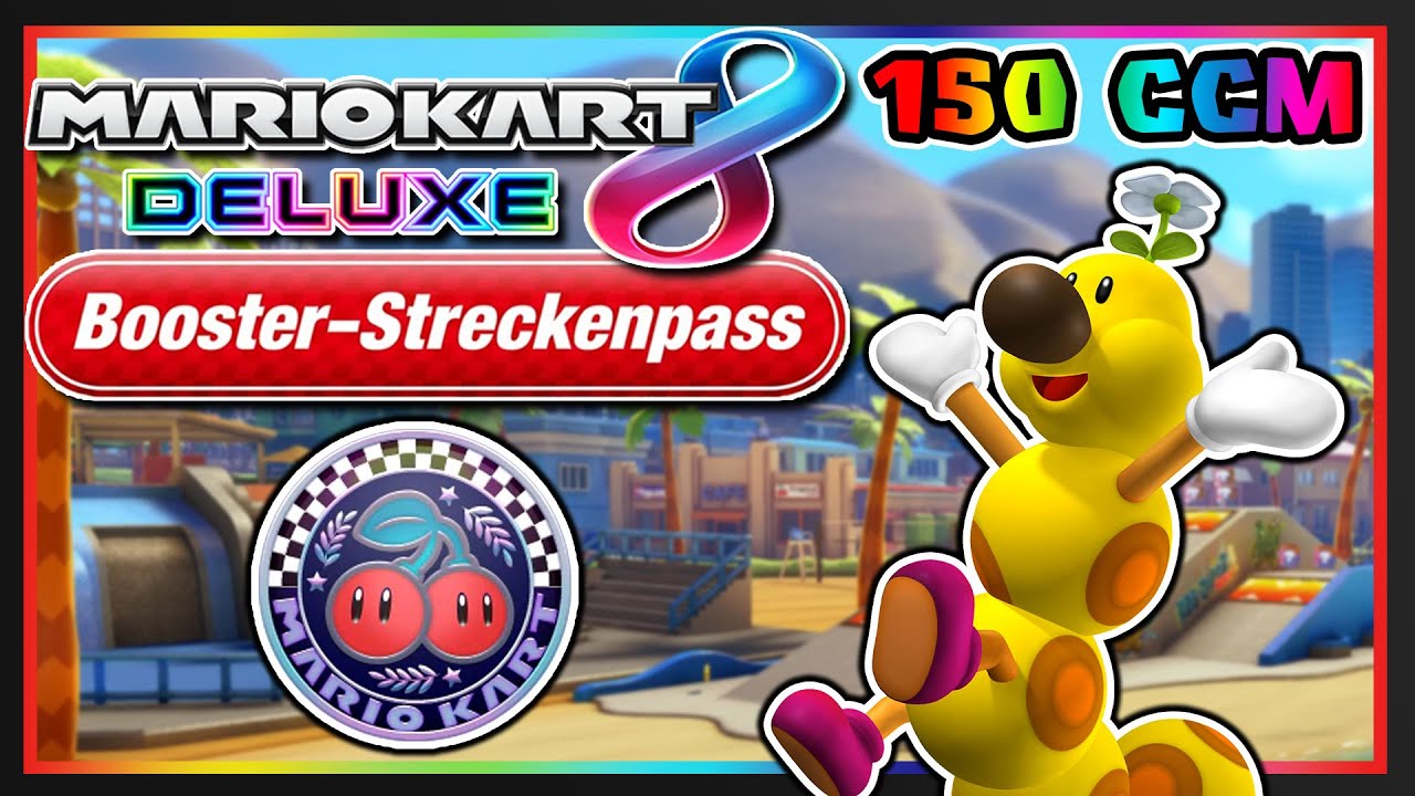 MARIO KART 8 DELUXE BOOSTER-STRECKENPASS 🏁 Doppelkirschen-Cup 150ccm mit Wiggler