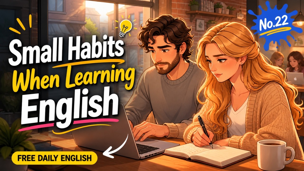 Small Daily Habits to Learn English Faster | Learn English Conversation | Free Daily English