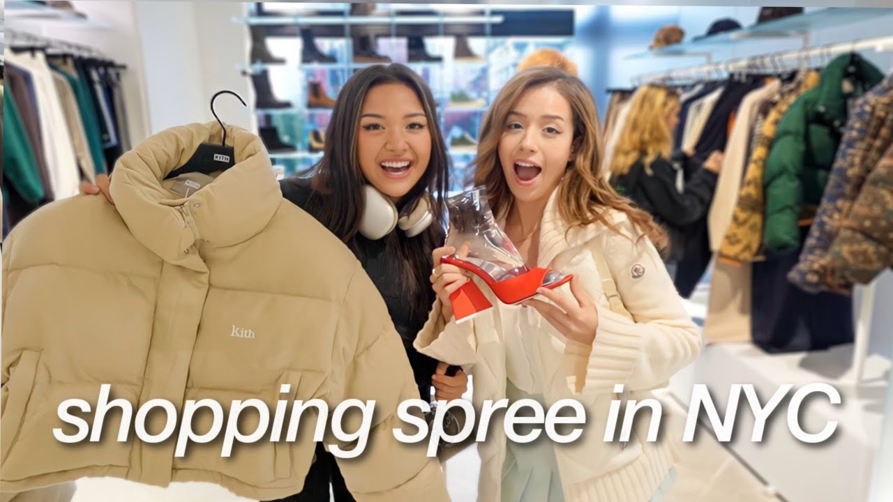 going on a NO-BUDGET shopping spree in New York vlog