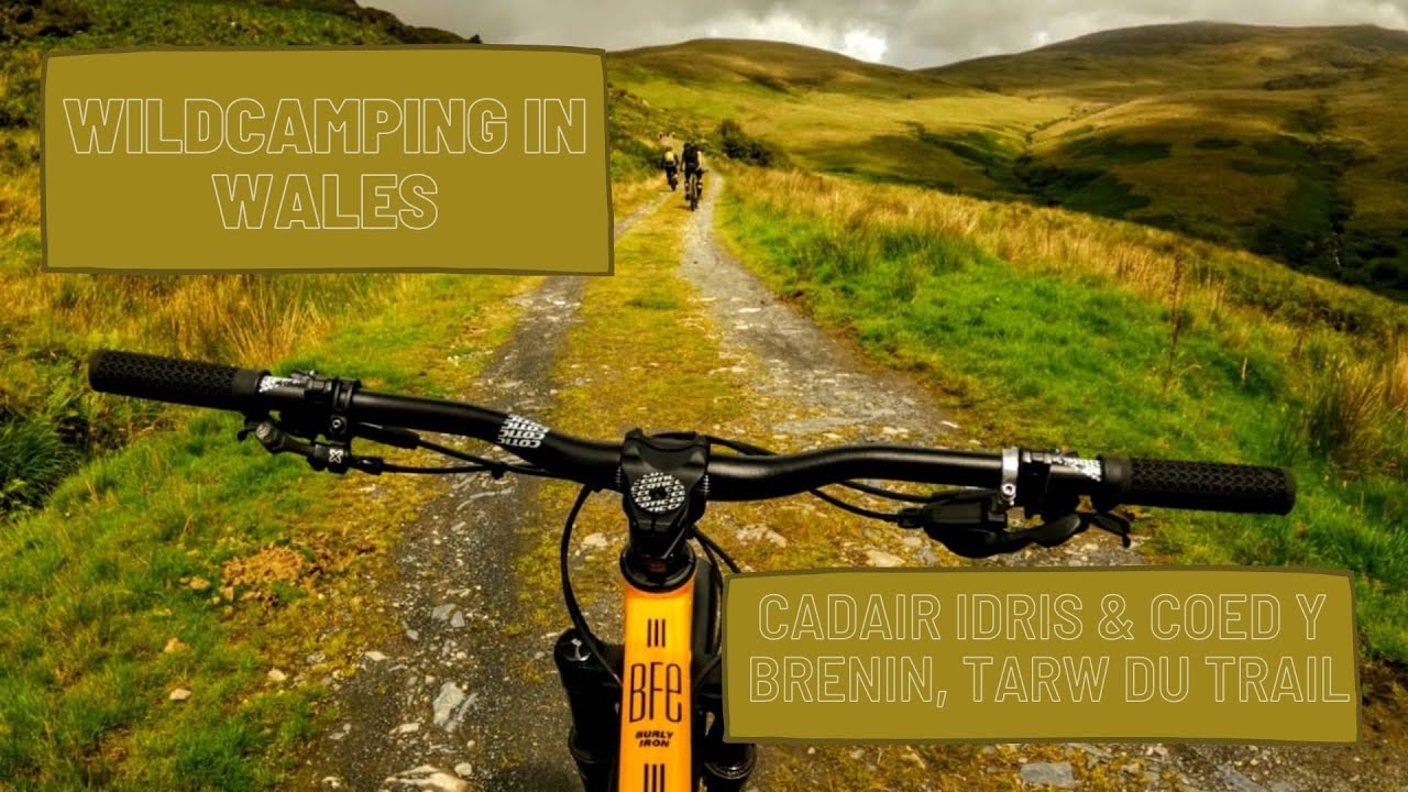 Weekend wild camping and mountain biking in wales