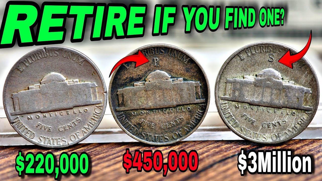 Top 5 Bad Condition Jefferson Nickels Worth $220,000 Each - Rare Nickels Coins to Look For!