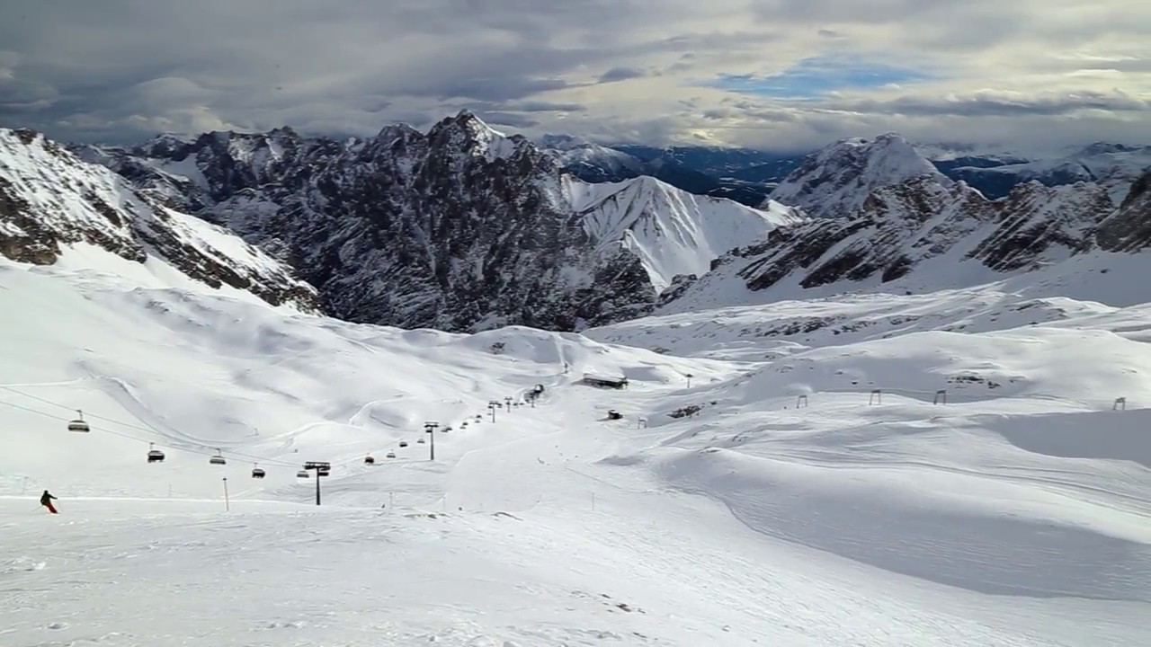 Zugspitze - narty na dachu Niemiec [HD]