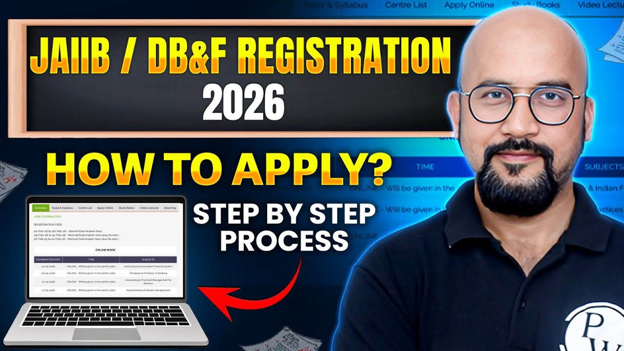 JAIIB / DB&F Registration 2026 | How to Apply? IIBF Membership Registration | Complete Process