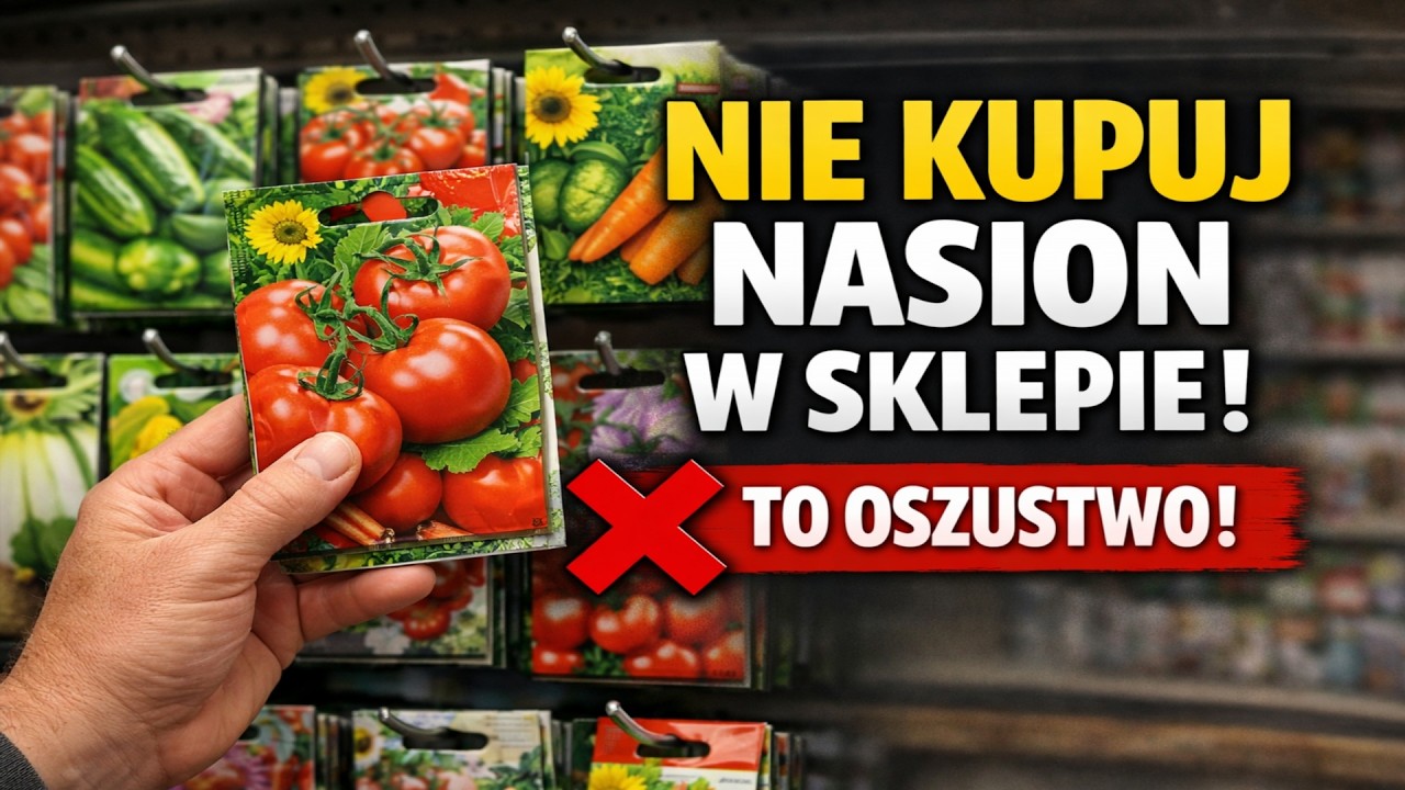 NIE KUPUJ nasion w sklepie, zanim tego nie zobaczysz! ⛔ Cała prawda o kolorowych opakowaniach.