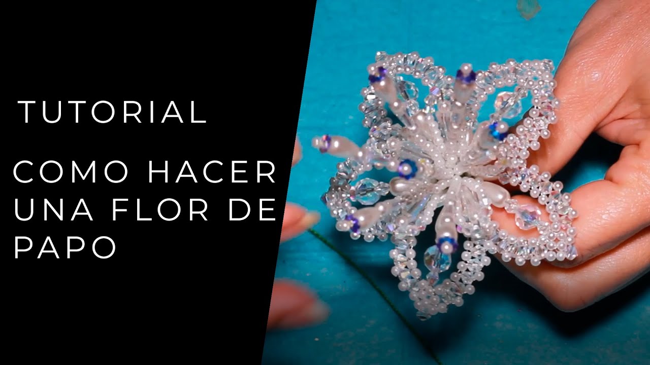 Tutorial - Como hacer una Flor de Papo de Tembleques