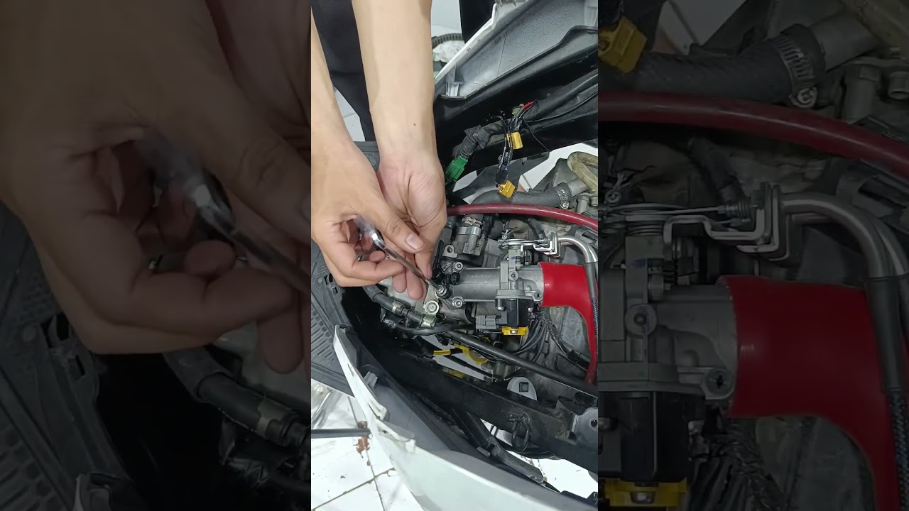 the process of installing Vario 160 injectors on Vario 150? #vario #injektor