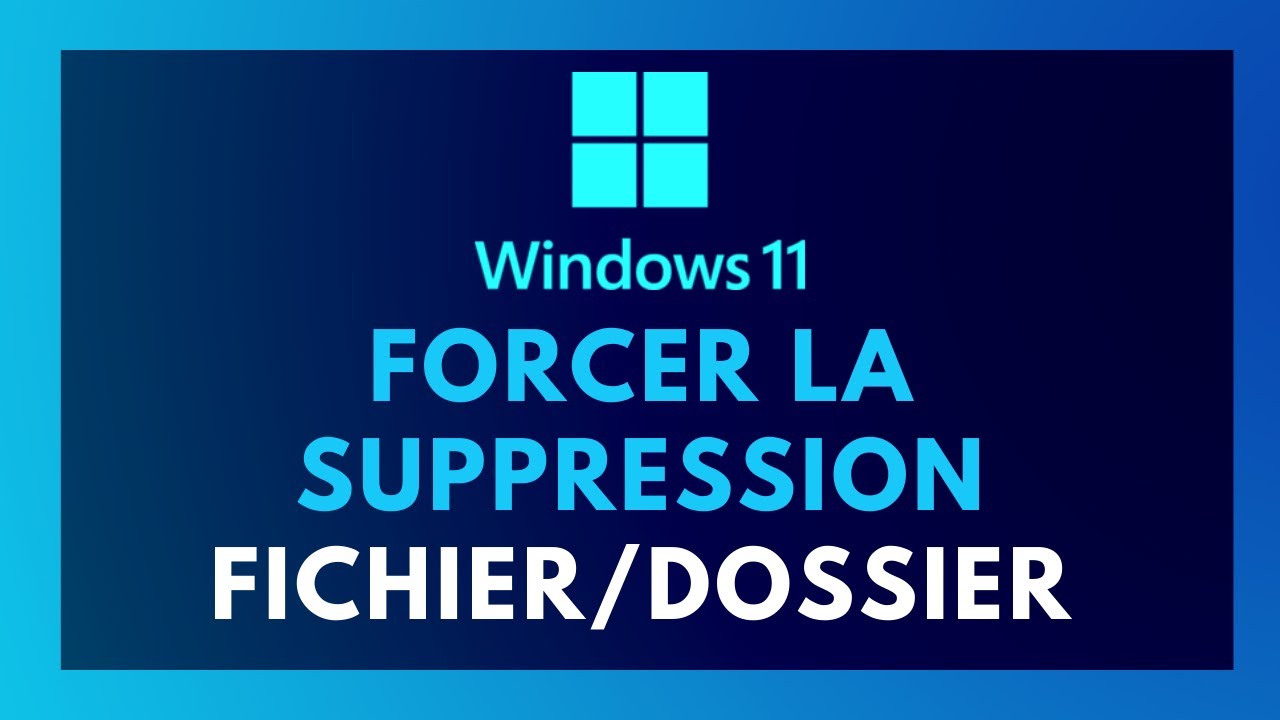COMMENT SUPPRIMER UN DOSSIER/FICHIER QUI NE VEUT PAS SE SUPPRIMER SUR WINDOWS 11! (3 COMMANDES CMD)