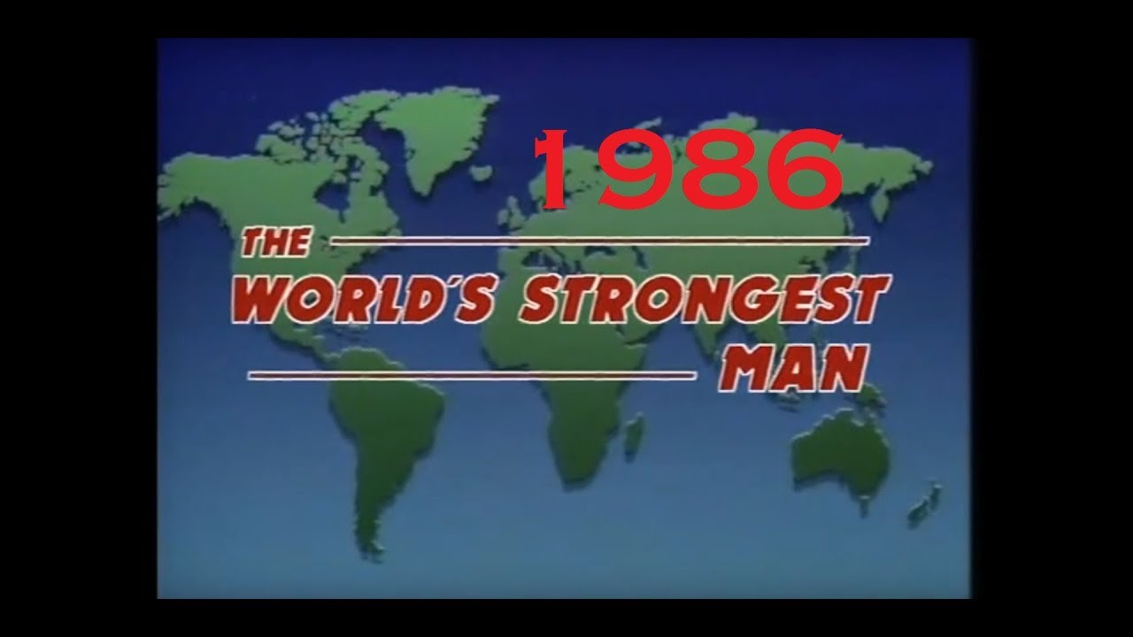 1986 World's Strongest Man at Nice.