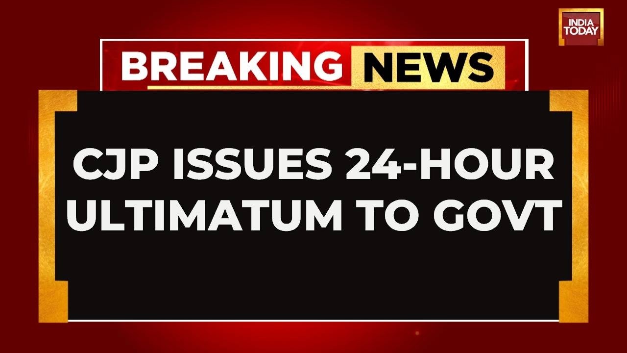 Breaking News: CJP Issues 24-Hour Ultimatum To Govt Over FIR Withdrawal | CJP vs BJP | India Today