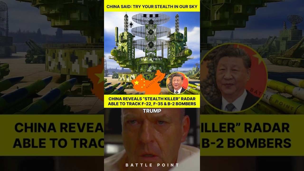 Stealth Killer Radar vs U.S. B-2 Bomber &ndash; China&rsquo;s Anti-Stealth Tech 2025 #shorts