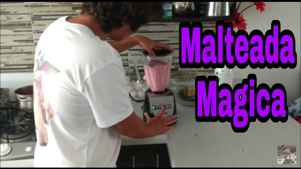 Malteada magica//Como hacer comida cannabica