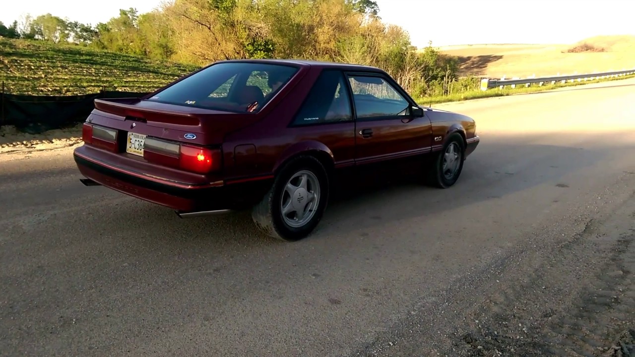1989 Mustang with 4.10 gears smoke smoke