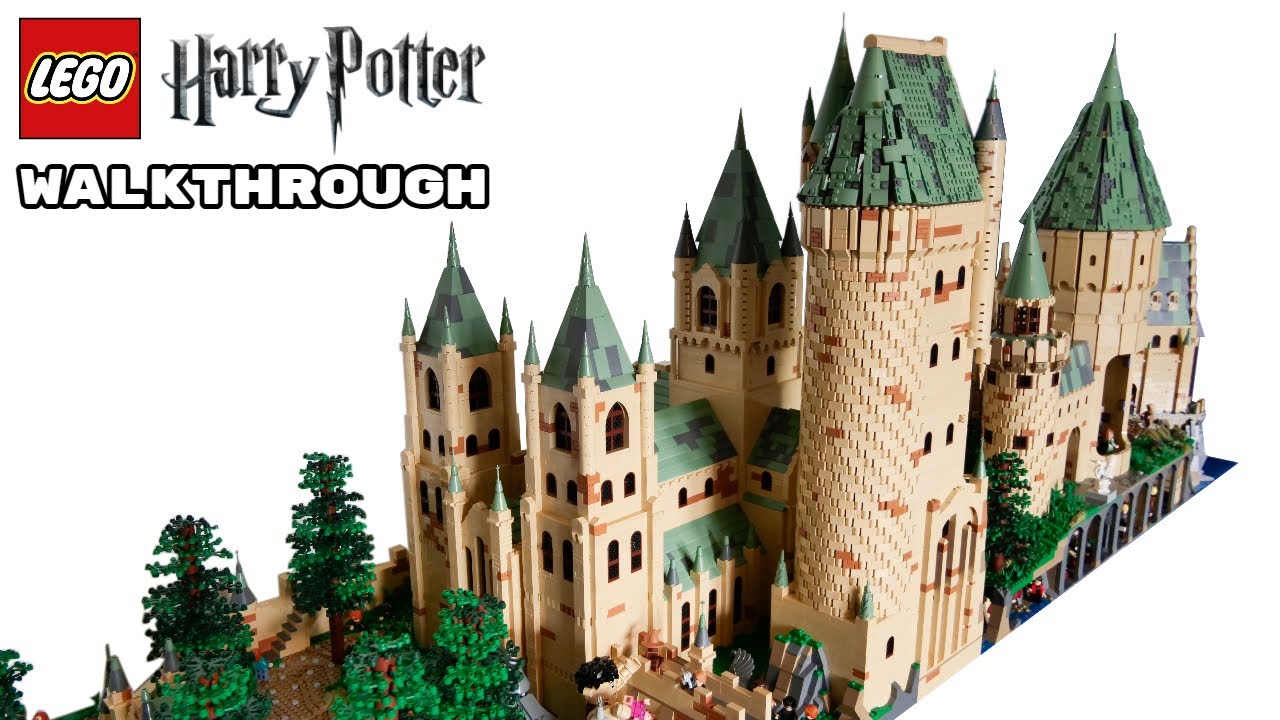 Huge Lego Harry Potter Hogwarts Castle MOC | Full Walkthrough