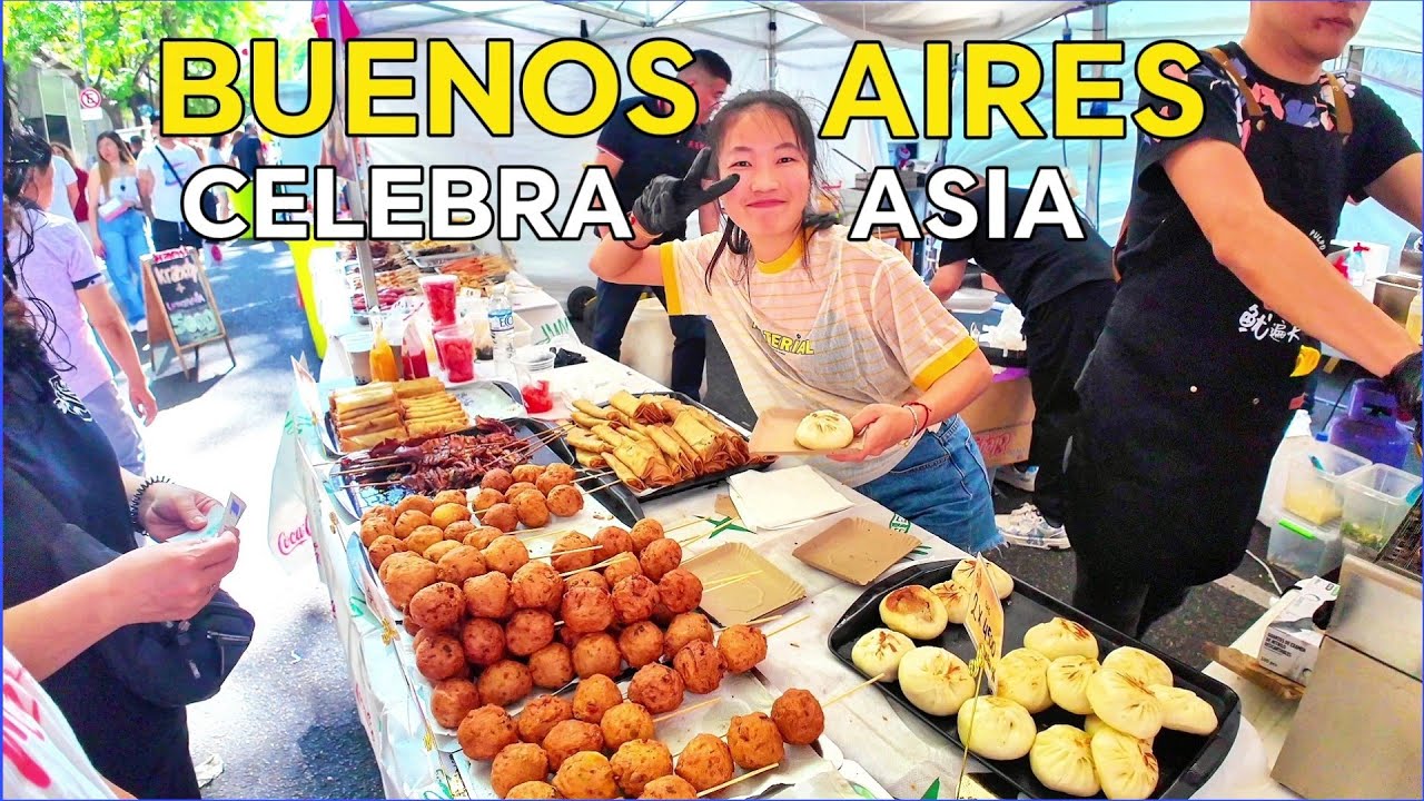 【4K】Buenos Aires Celebra ASIA - Japón, India, Armenia, China y Corea del Sur | Avenida de Mayo
