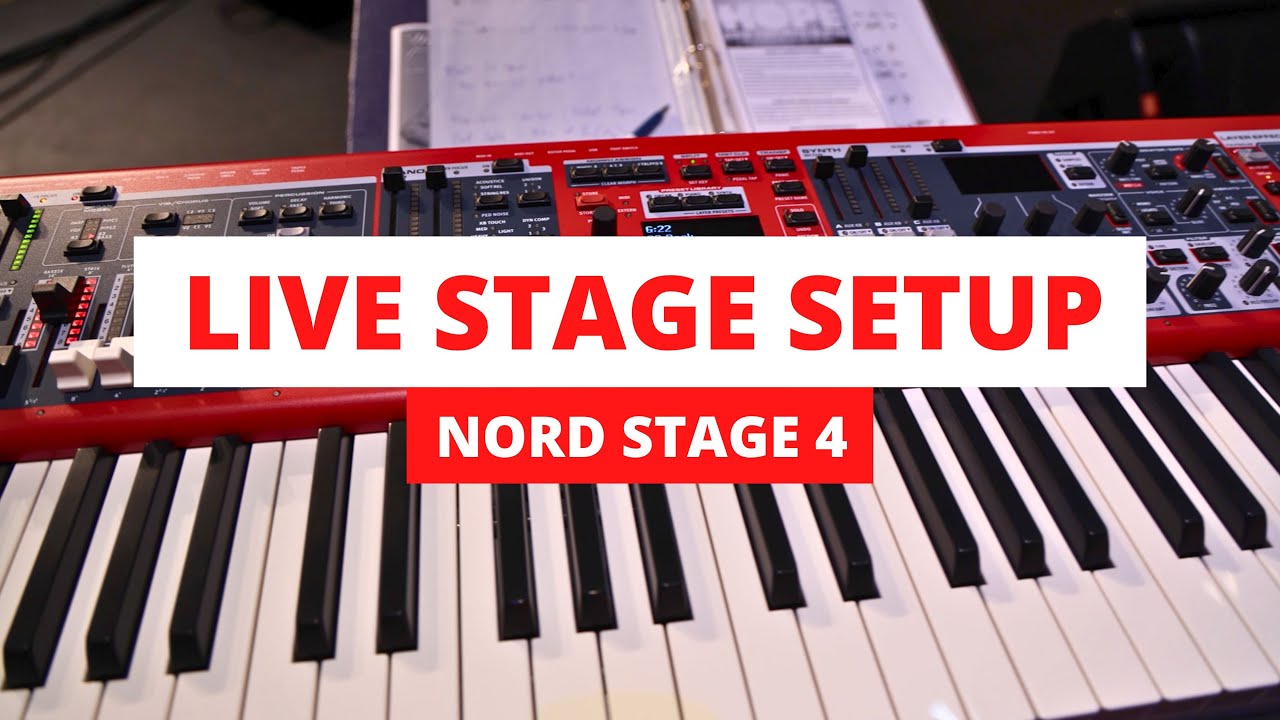 Nord Stage 4 на сцене — тур по живой настройке
