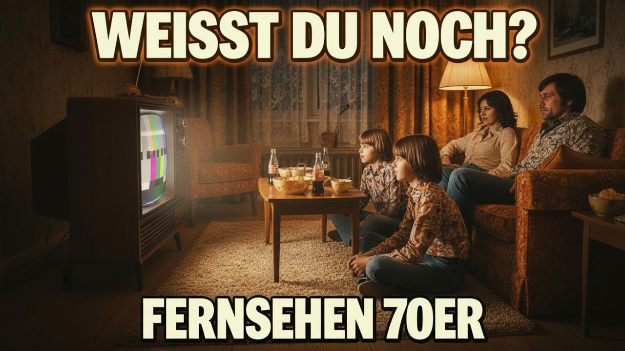Weißt Du Noch? Fernsehen In Den 70ern – 3 Programme, Volle Familie Vorm TV! 📺