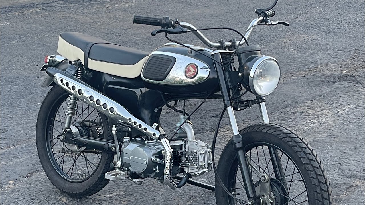 Honda s65 custom….back on the road.
