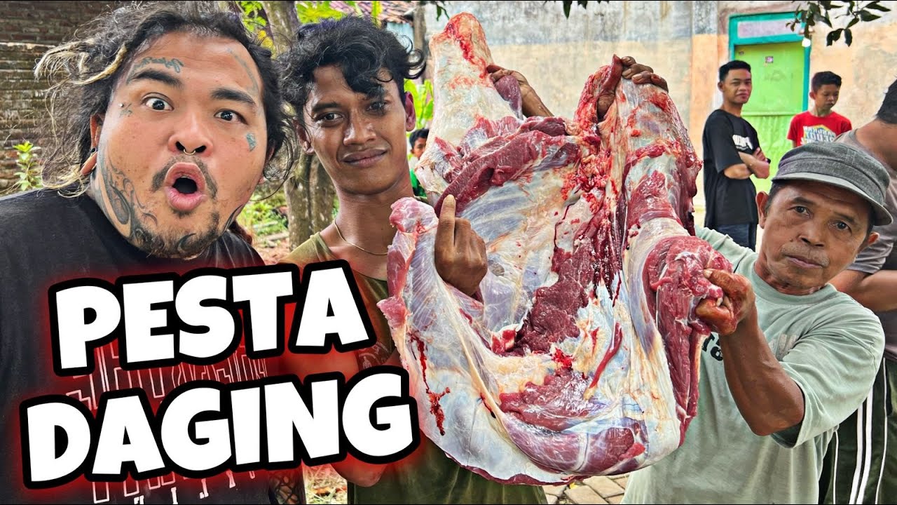 PESTA DAGING BERSAMA WARGA DESA TEBAS..!!!