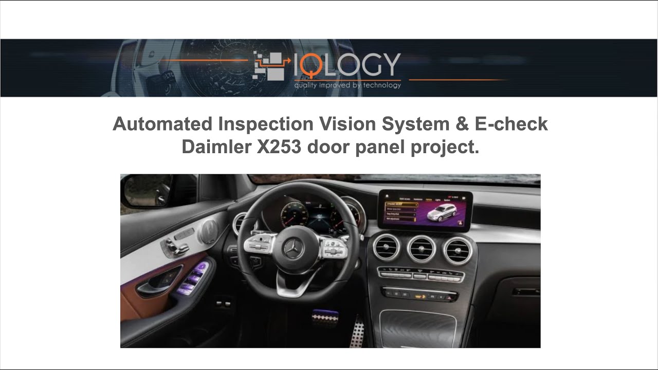 Daimler door panel vision inspection