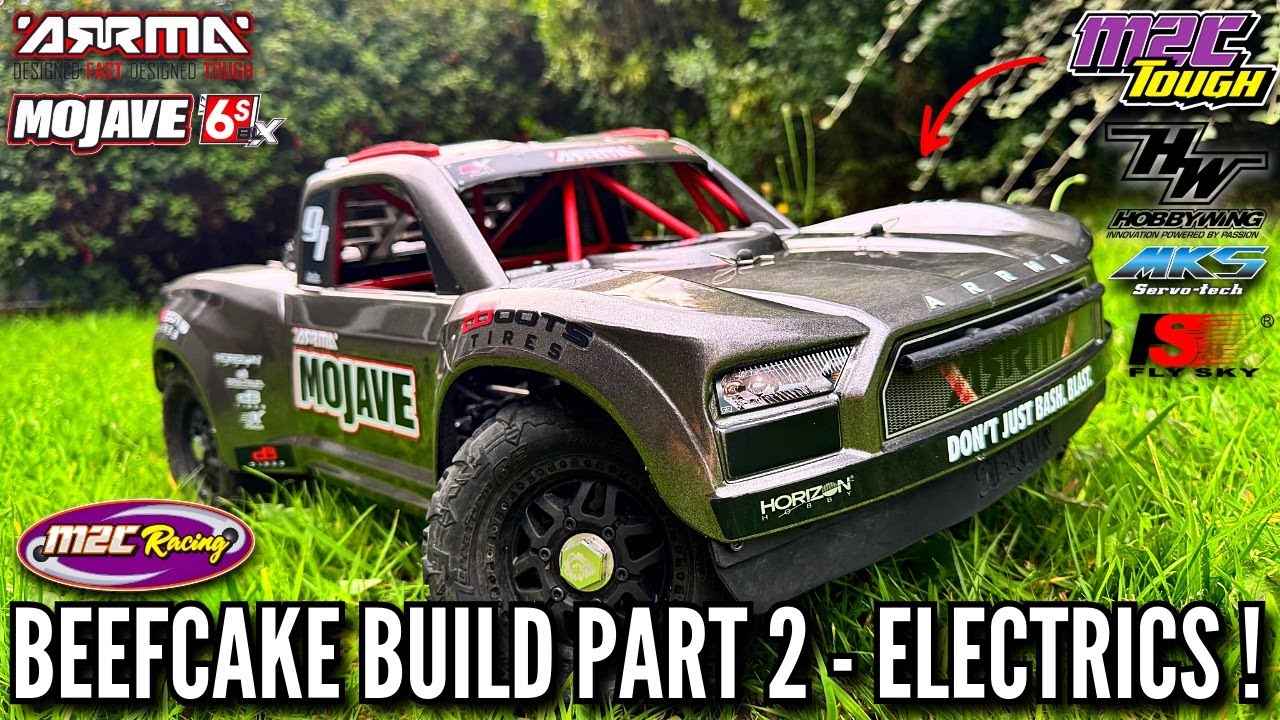 Arrma Mojave 6S M2C Beefcake Build Part 2 – High-Performance RC Electrics Upgrade