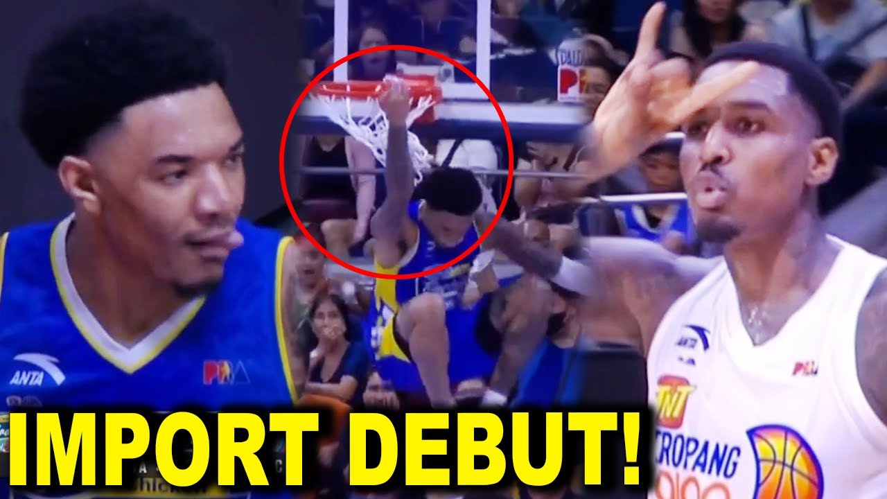 Halimaw na Debut ng mga Import sa opening day! Tanggal angas ni Miller kay Tyler Bey!