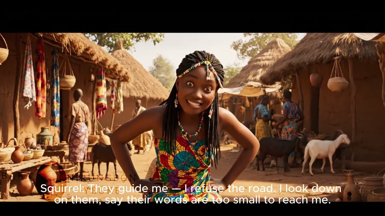 Tortoise and Squirrel - A Yoruba Folktale Remade