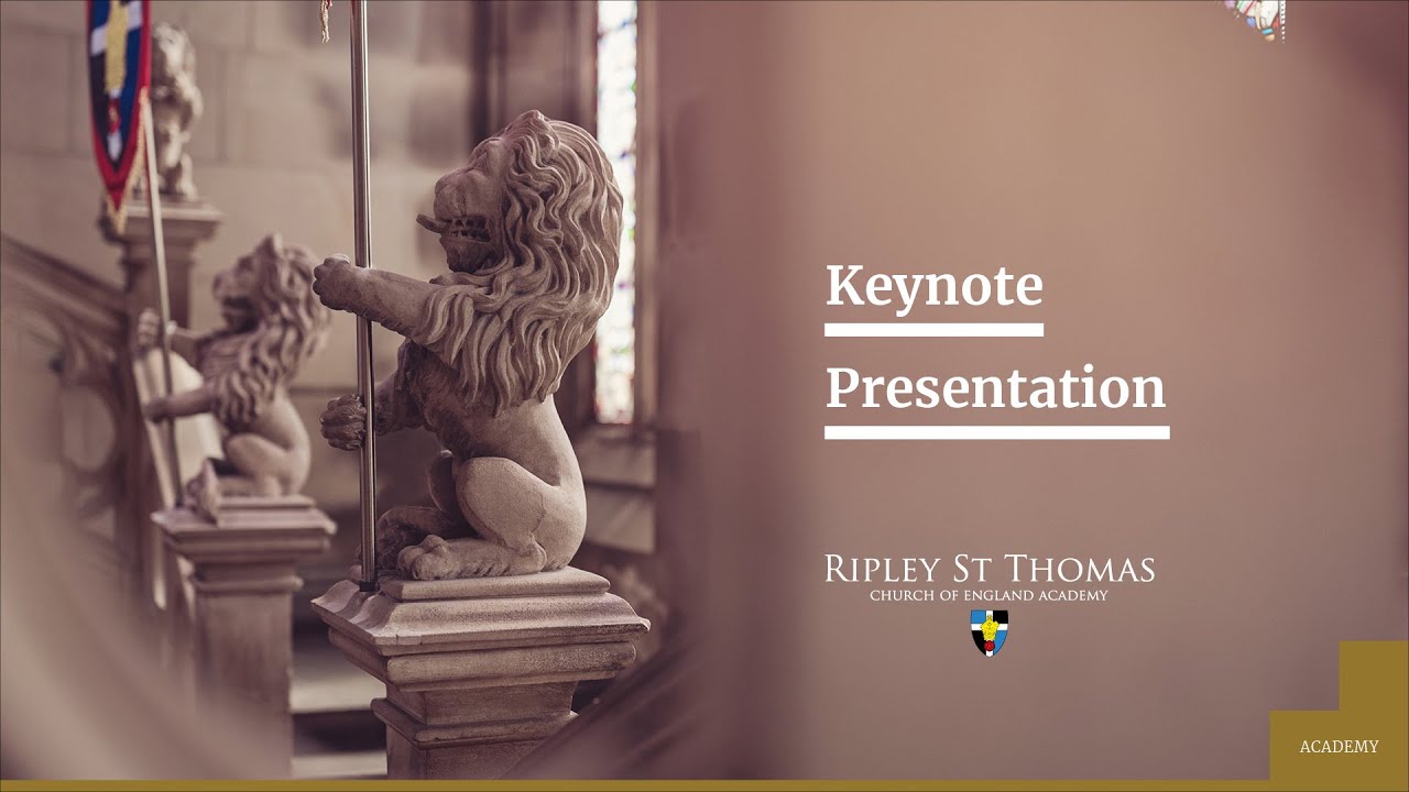 Keynote Talk | Virtual Open Evening 2020 | Ripley St Thomas CE Academy