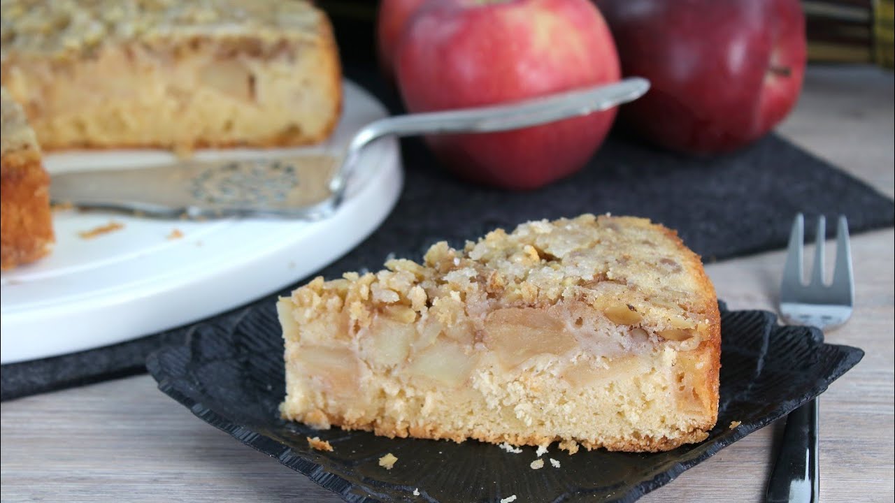 Saftiger Apfel - Walnuss Kuchen 👌