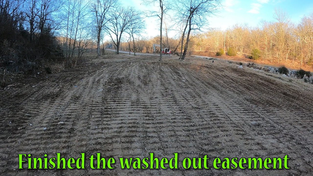 Finished The Washed Out Easement Site