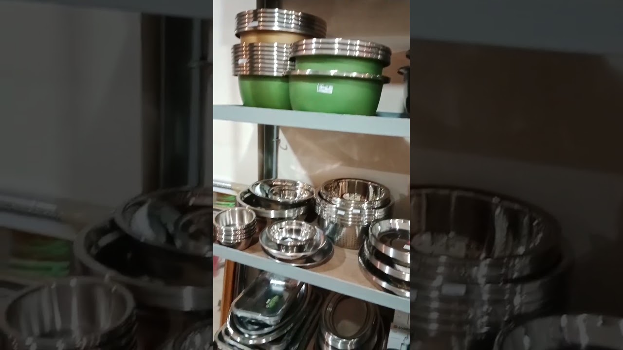 Mangkok dan piring  stainless steel