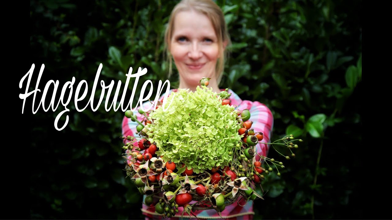 DIY-Dekoidee: HAGEBUTTEN mit HORTENSIE in Szene gesetzt Teil 1