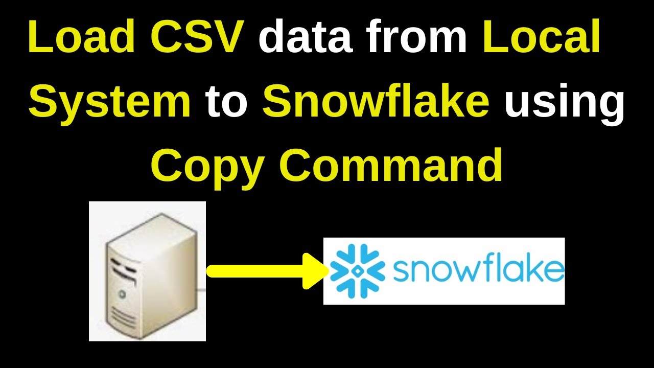 5. Snowflake: How to load csv data from Local Machine to Snowflake using copy command | 2024 Updated
