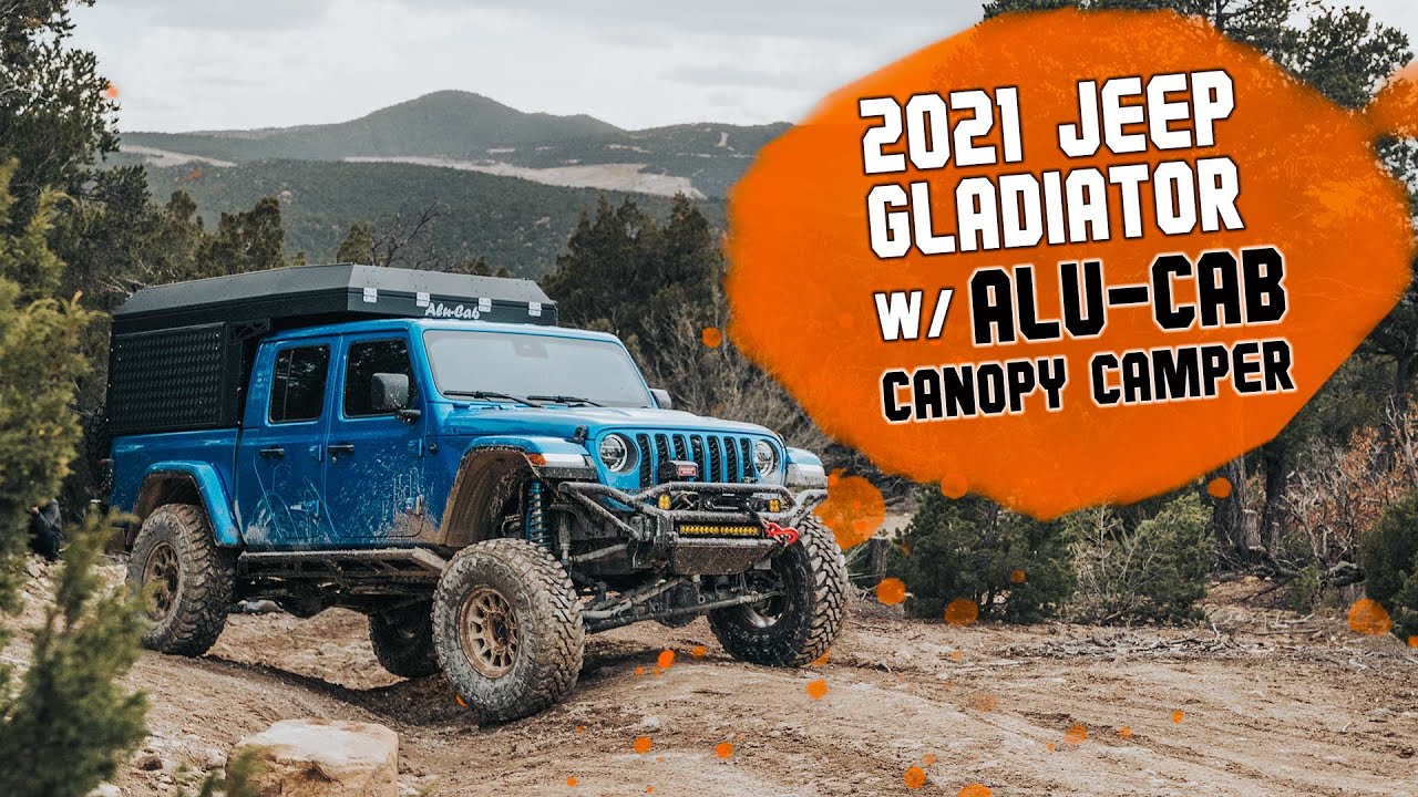 2021 Jeep Gladiator with Alu-Cab Canopy Camper