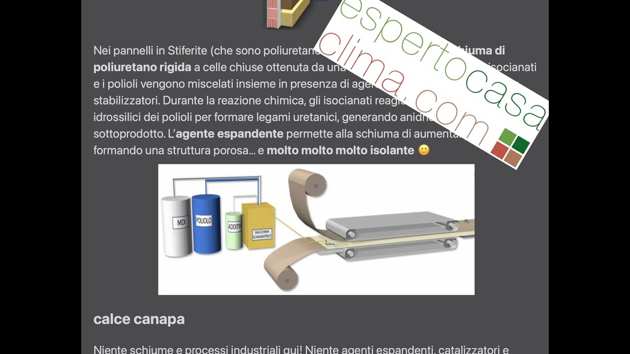 115# Isolamento interno, meglio Stiferite che calce canapa