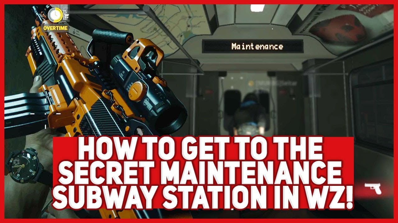 How to get to the Secret Maintenance Subway Station in Warzone! (Warzone Subway Easter Egg Season 6)