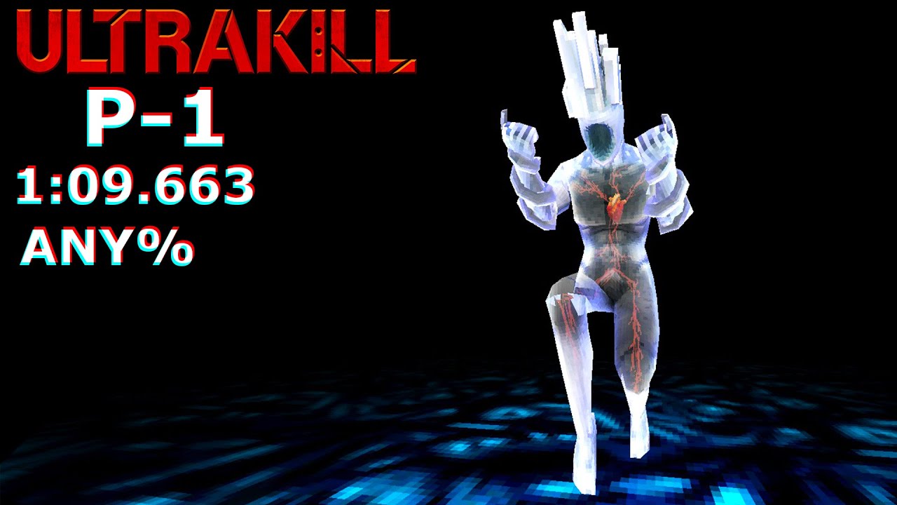 ULTRAKILL | P-1 ANY% - 1:09.663 [Former World Record]