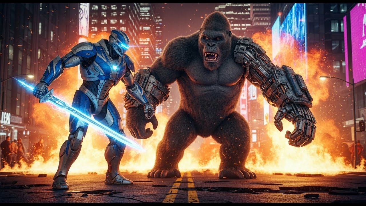 King Kong với Robot: The Ultimate Mechanical Showdown