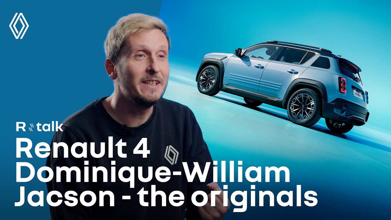 R:Talk avec Dominique William Jacson, passionné de #R4 et donc de #Renault4 #ETech #électrique