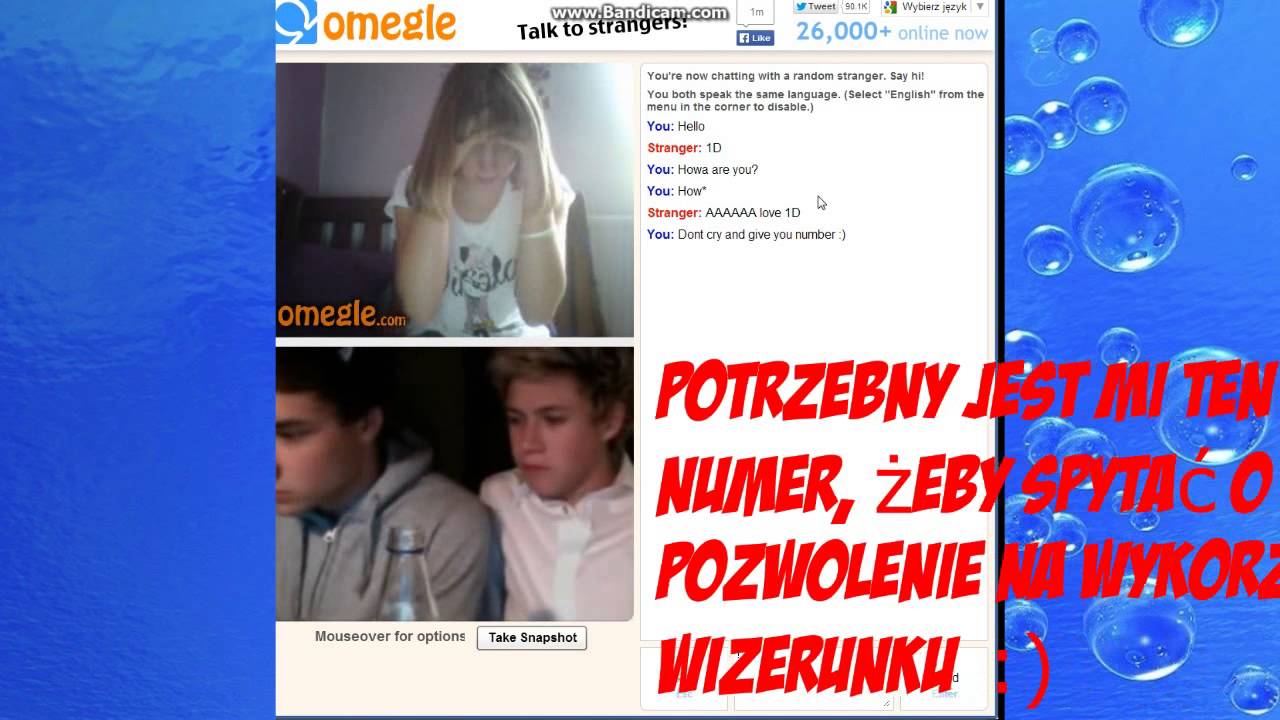 TROLL NA OMEGLE #0 Niall Horan - Piski, płacz i zgrzytanie zębów.