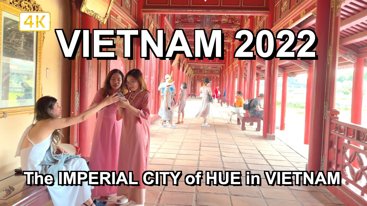 Imperial City Hue Vietnam - Hue Imperial Citadel - walking tour HUE VIETNAM  【🇻🇳4K】