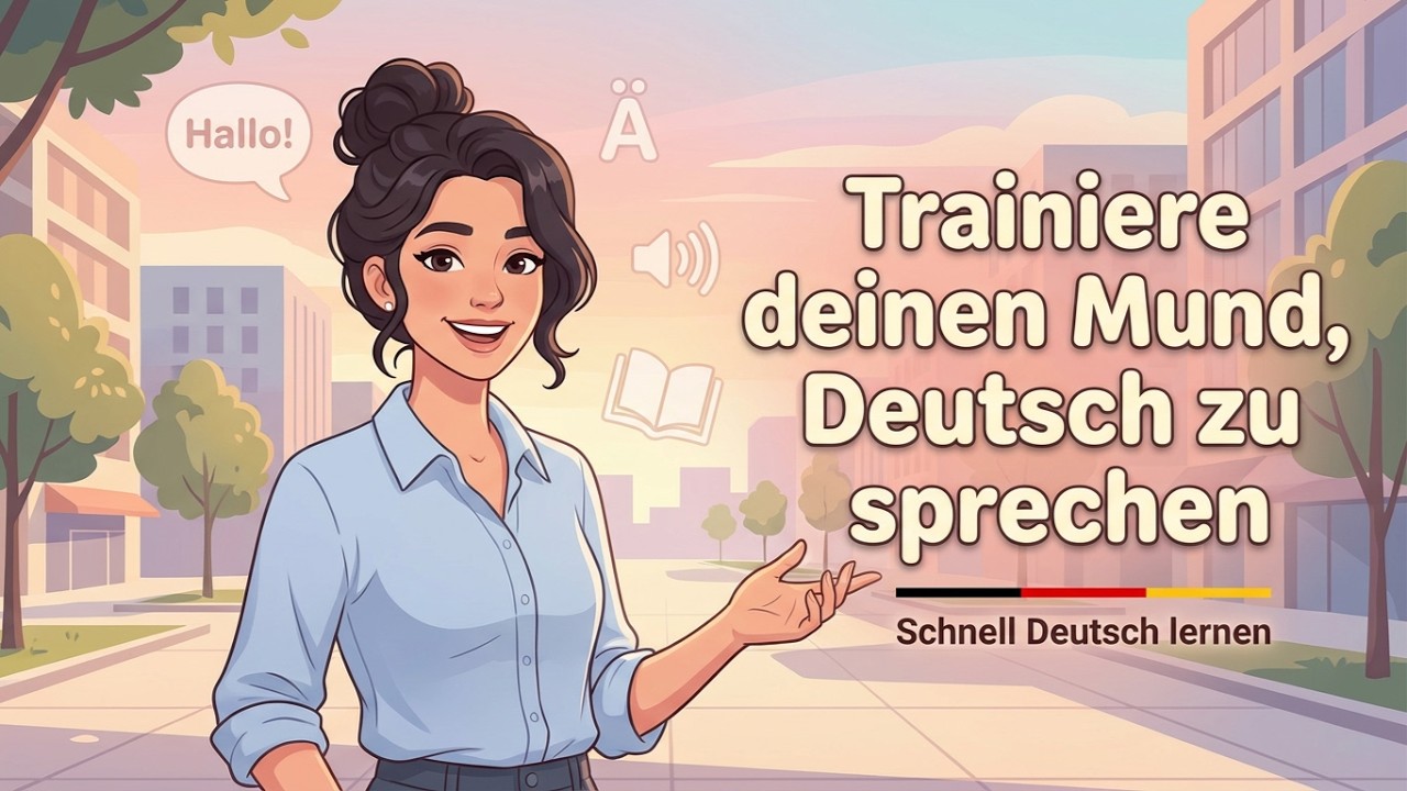 Sprich fließend Deutsch – Podcast für einfache Gespräche im Alltag | Deutsch einfach lernen