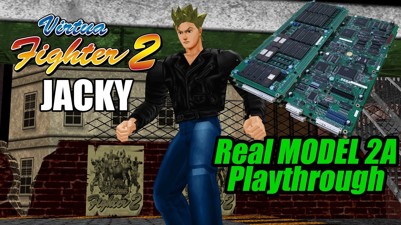 SEGA Virtua Fighter 2.1 - Real MODEL 2 A-CRX - JACKY