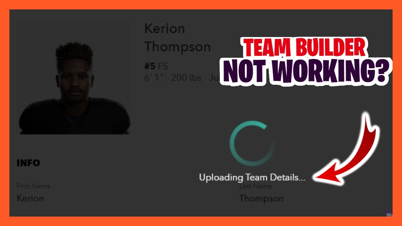COLLEGE FOOTBALL 25 TEAM BUILDER NOT WORKING? How to Fix COLLEGE FOOTBALL 25 TEAM BUILDER Not Saving