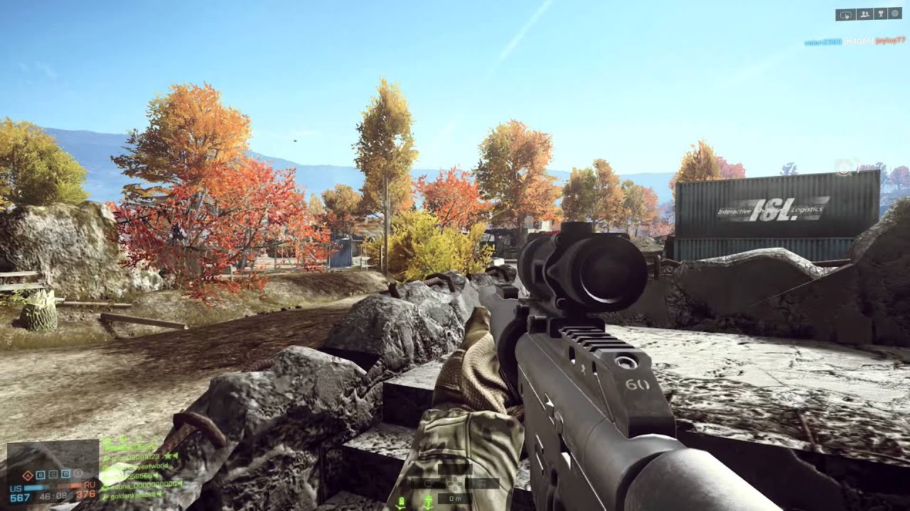 Battlefield 4 (PS4) - CS5 Sniper Rifle - Great For Hardcore? (Unedited BF4 Gameplay)