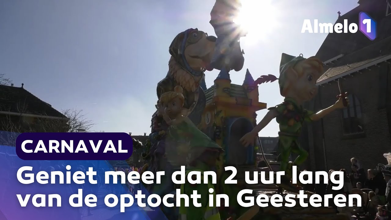 Kijk mee: carnavalsoptocht in Papsleef'ndorp (Geesteren)