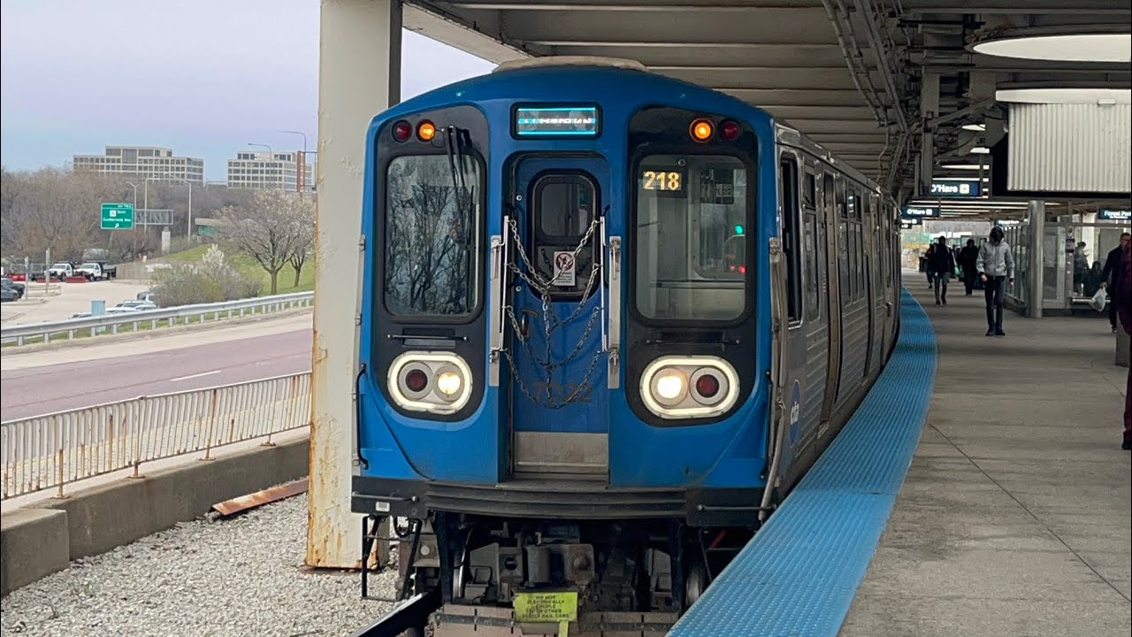 Rosemont Blue Line Action + Yard Action | CTA Railfanning