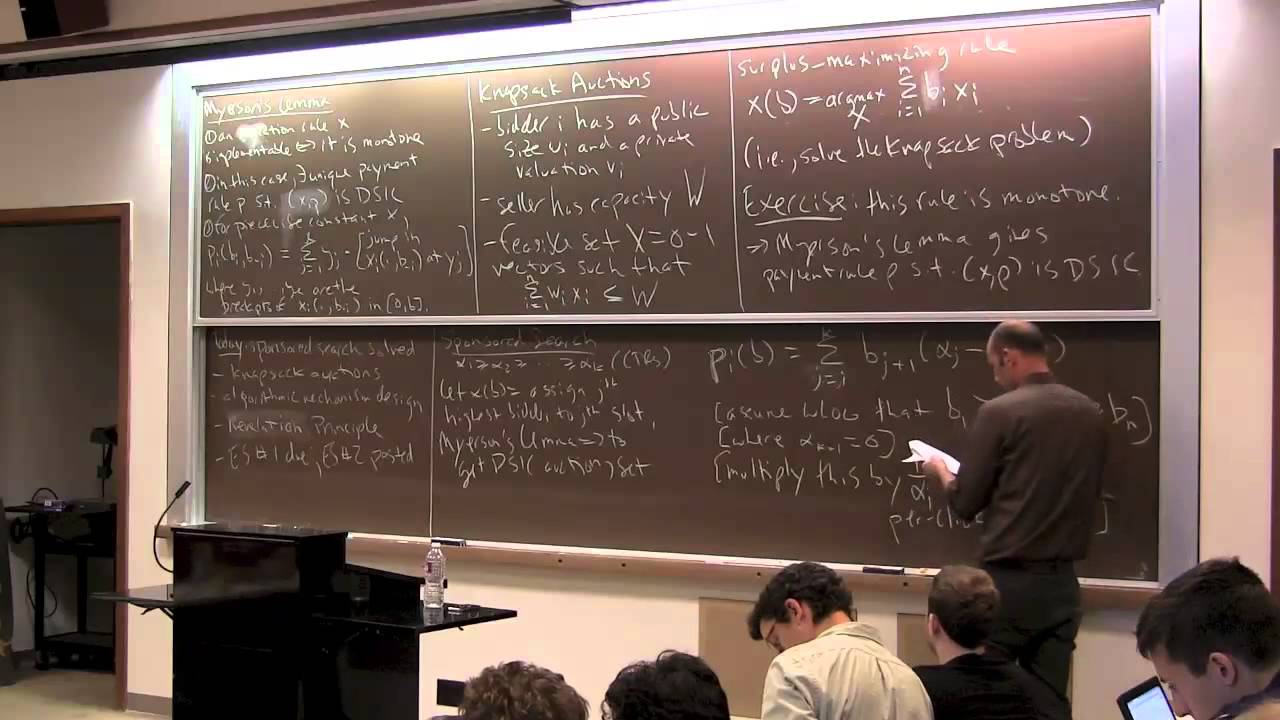 Algorithmic Game Theory (Lecture 4: Algorithmic Mechanism Design)