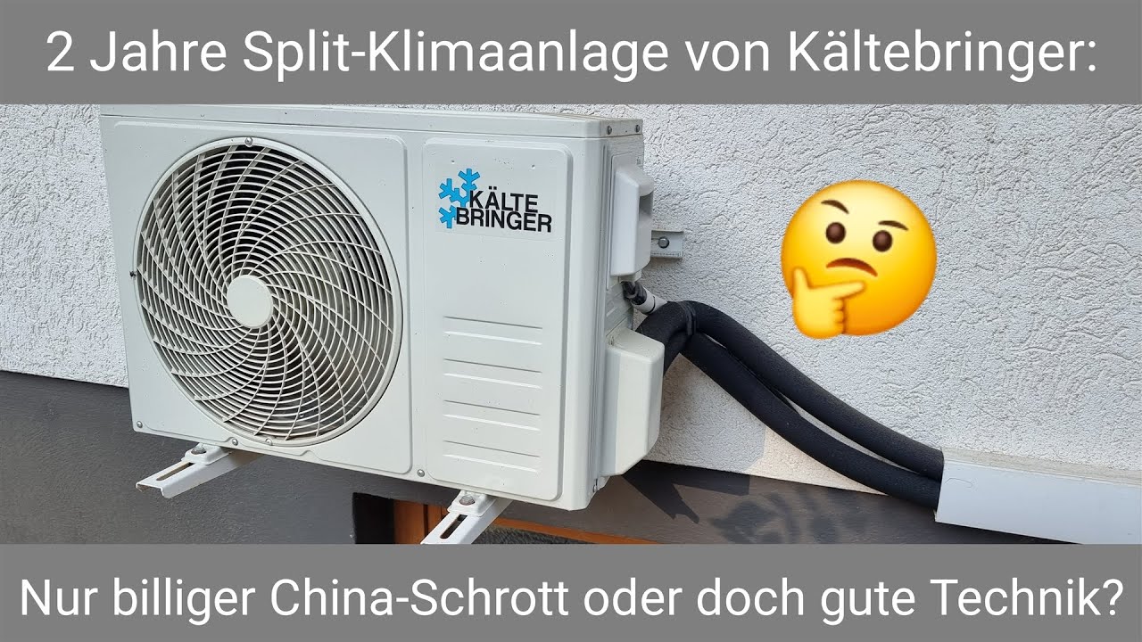Kältebringer Split Klimaanlage : 2 Jahre Kühlen + Heizen mit Solar Inselstrom der Haus Inselanlage 🧐
